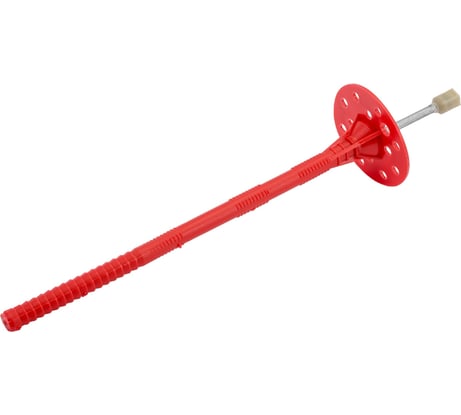 Дюбель для теплоизоляции с металлическим гвоздём с термоголовкой 10х220, 200шт Tech-Krep 130101