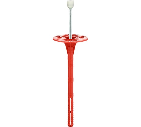 Дюбель для теплоизоляции с металлическим гвоздём с термоголовкой 10х160, 50шт - пакет Tech-Krep 124474