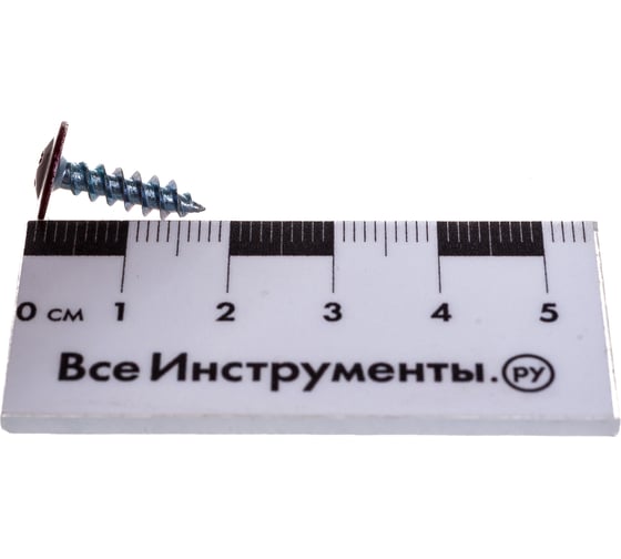 Саморез Tech-Krep ШСММ 4,2х16 темно-красный KP RAL 3005 200 шт, ведро малое 125495