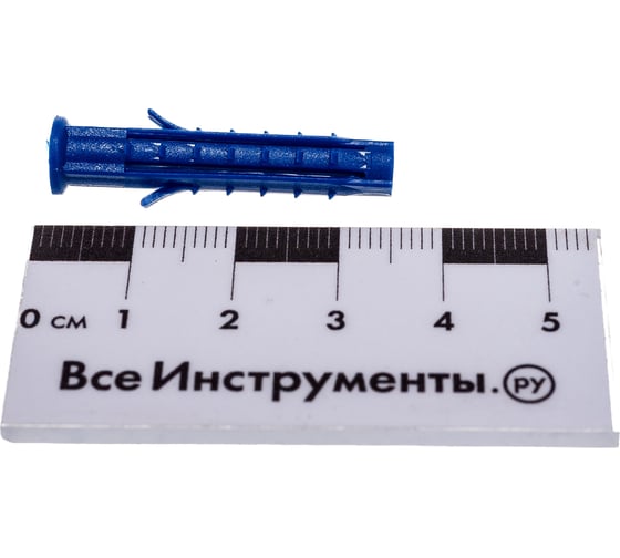 Распорный дюбель Чапай 6х35 шипы+усы, полипропилен 50шт - пакет Tech-Krep 112812