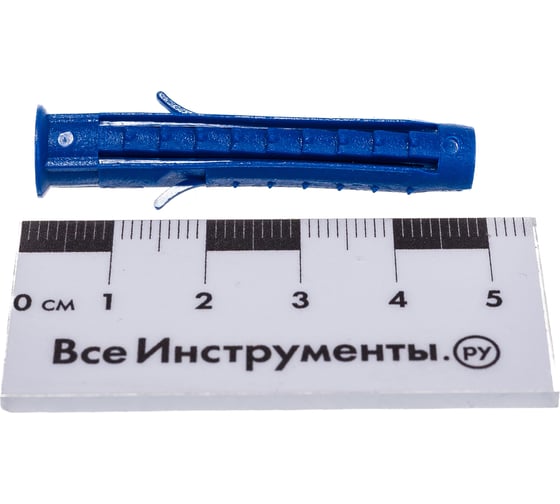 Распорный дюбель Чапай 8х50 шипы+усы, полипропилен 30шт - пакет Tech-Krep 112963
