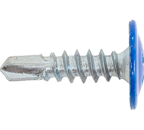 Саморез Tech-Krep ШСММ сверло 4,2х16 синий KP RAL 5010 200 шт, ведро малое 125527