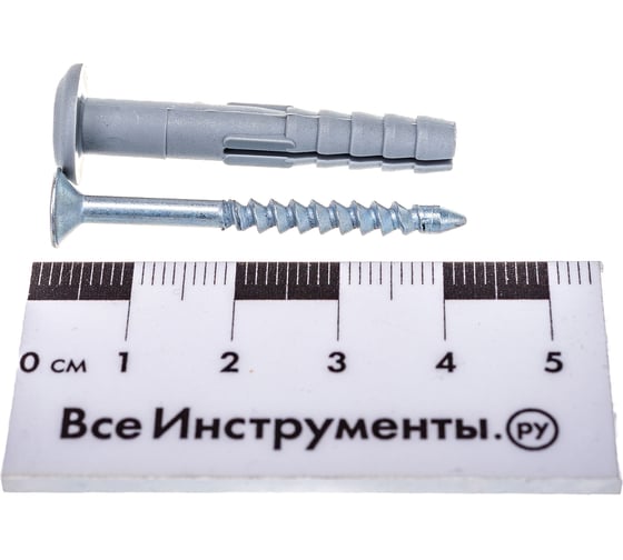 Дюбель-гвоздь 6х40 гриб, полипропилен 150шт - ведро Tech-Krep 101989