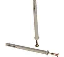 Дюбель-гвоздь 6х80 потайная манжета, полипропилен 30шт - ведро Tech-Krep 125073