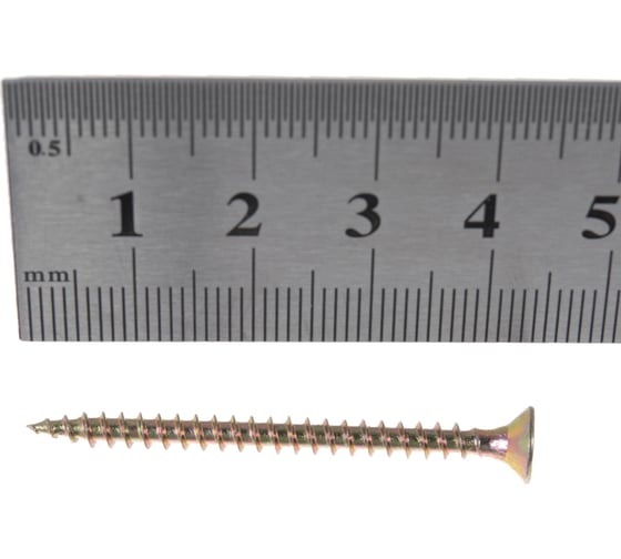 Саморез Tech-Krep/Zitar ШУж 3,5х45 потайная головка 9 шт, пакет 102485