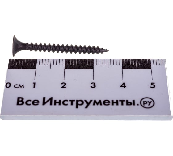 Саморезы гипсокартон-металл 3.5х35, 100шт - пакет Tech-Krep 125478