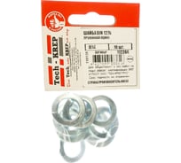 Пружинная оцинкованная шайба DIN127b М14 10шт - пакет Tech-Krep 112266