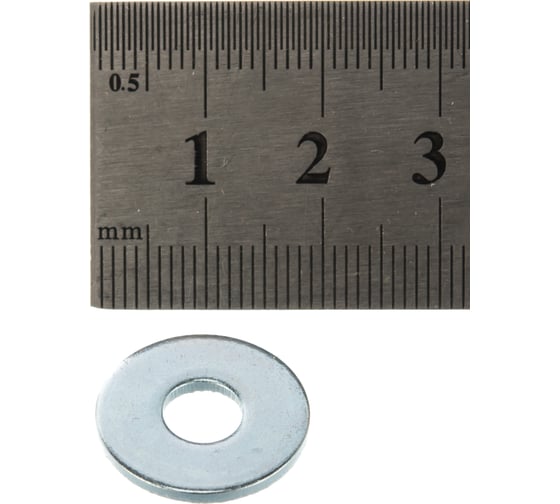 Кузовная оцинкованная шайба DIN9021 М6 200шт - коробка Tech-Krep 105265