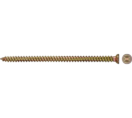 Шуруп по бетону, 7,5x132 мм, 4 шт. в пакете Zitar 112227