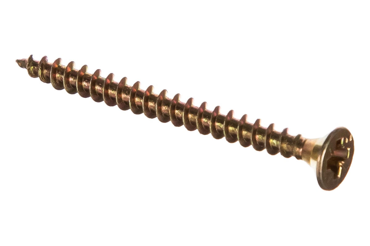 Универсальный саморез Tech-Krep 40х3,5 мм 200 шт желтый, коробка с ...