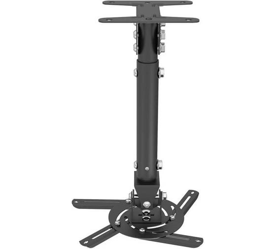 Универсальный потолочный комплект Wize WPA-B крепление, штанга 35-46 см, площадка к потолку для проектора 107597