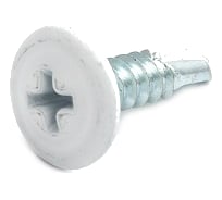 Саморез с прессшайбой, наконечник-сверло, 4.2х25, RAL9003 белый сигнальный, 16шт Ekt 1508305