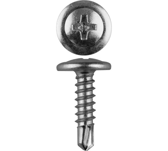 Саморез с прессшайбой, наконечник-сверло, 4.2х25, 250шт Ekt 1080705 1