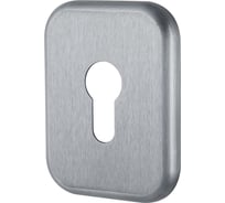 Декоративная квадратная накладка на цилиндр ARMADILLO ET-DEC SQ (ATC Protector 1) SC-14 матовый хром 35605