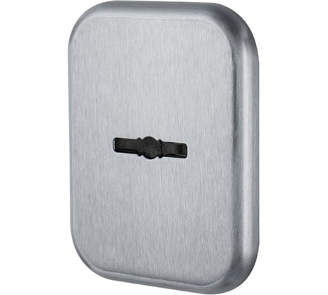 Декоративная квадратная накладка на сувальдный замок со шторкой ARMADILLO PS-DEC SQ CT (ATC Protector 1) SC-14 матовый хром 35621
