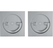 Поворотная ручка для раздвижных дверей ARMADILLO SH.QUADRO55.BK8x2 MWSC-33 итальянский тисненый 46261