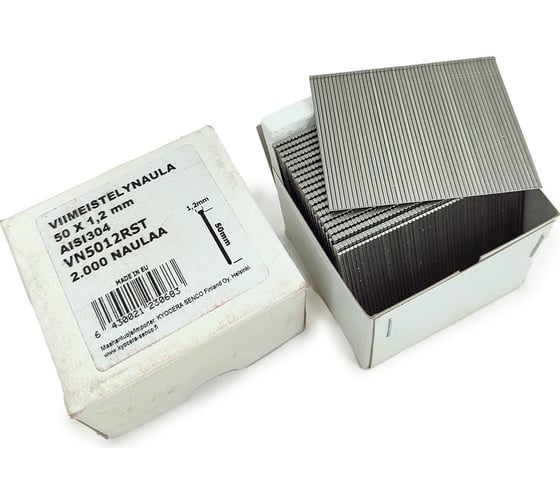 Финишные гвозди Senco Mec-Fast AX 1.2x50 A2 нержавеющая сталь, 2000 шт. VN5012RST