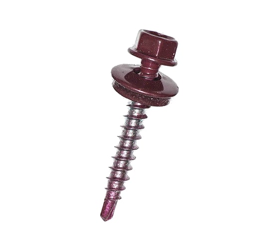 Кровельный саморез 4.8х29 RAL 3005 красное вино, 250шт Ekt 1090548029 1