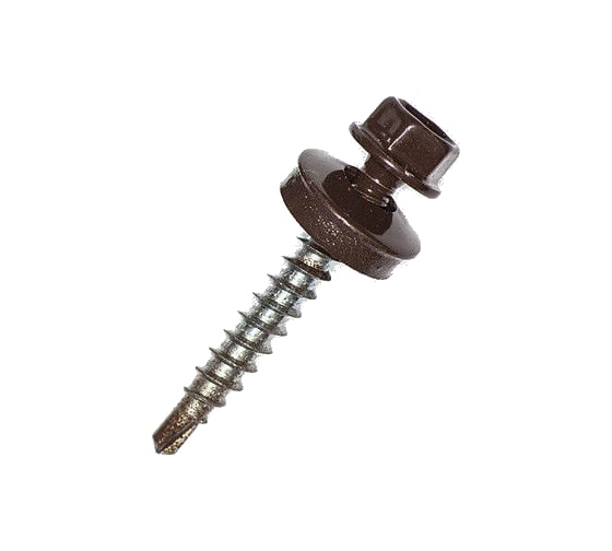Кровельный саморез 4.8х29 RAL 8017 тёмно-коричневый, 250шт Ekt 1091948029