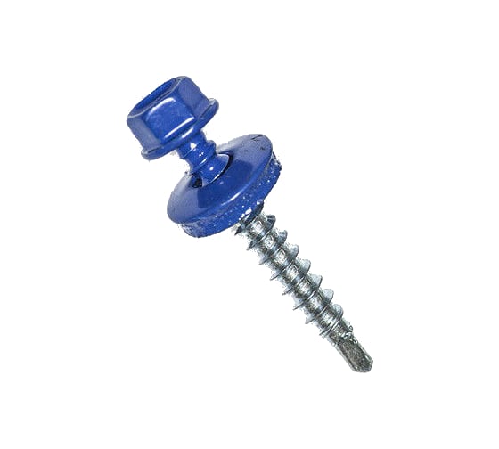 Кровельный саморез 4.8х38 RAL 5005 насыщенный синий, 200шт Ekt 1090948038 1