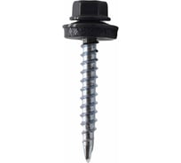 Кровельный саморез 4.8х38 RAL 7024 серый графит, 200шт Ekt 1091648038