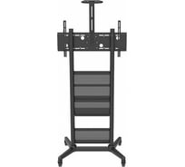 Мобильная стойка для широкоформатных и интерактивных дисплеев Wize Pro M75 32”-75”, Max VESA 800x400 мм, наклон +15/-15 град. 128771