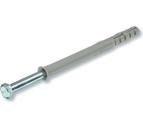 Рамный дюбель 8х80, одинарная зона, нейлон, с шестигранным шурупом, 4шт Ekt 36163