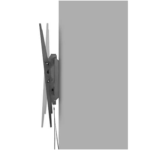 Наклонное крепление Wize Pro T98 60"-120", VESA 900x600, наклон +10/-10, до 120 кг, черный 141129