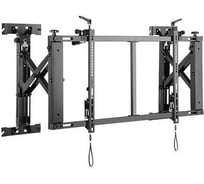 Настенное крепление для видеостен с выдвижным механизмом Wize Pro VW50 push in-pop out, 45"-55"+, Max VESA 600x400 122020