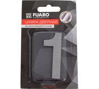 Самоклеящаяся цифра FUARO "1" SS304 (50x30) SSC сатинированный хром 46939