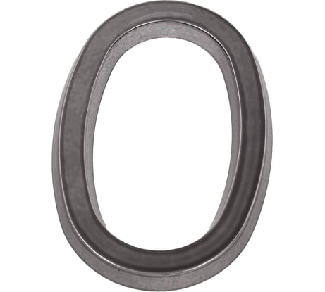 Самоклеящаяся цифра FUARO "0" ABS (50x37) BL черный 46937