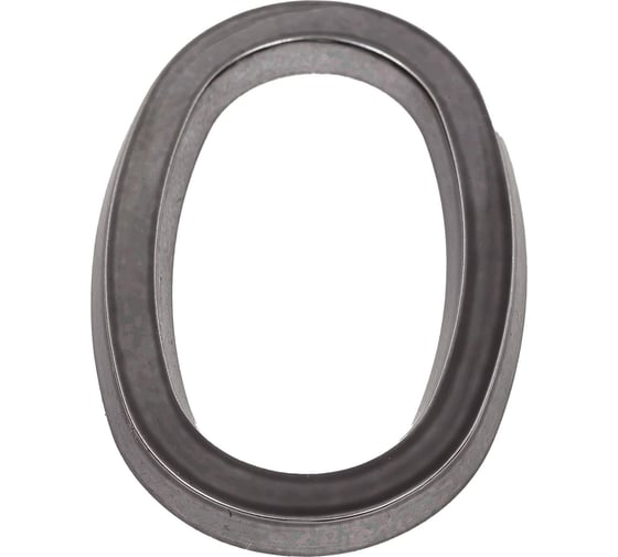 Самоклеящаяся цифра FUARO "0" ABS (50x37) BL черный 46937