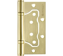 Универсальная петля без врезки FUARO IN4500W-BL SB (500-2BB/BL 100x2,5) матовое золото, блистер 31055