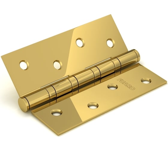 Универсальная петля FUARO IN4400U-BL PB (4BB/BL 100x75x2,5) латунь, блистер 24031