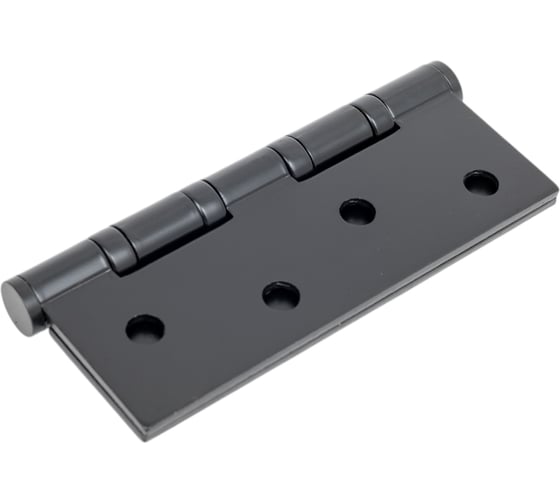 Универсальная петля FUARO IN4400U-BL BL (4BB/BL 100x75x2,5) черный матовый, блистер 39737
