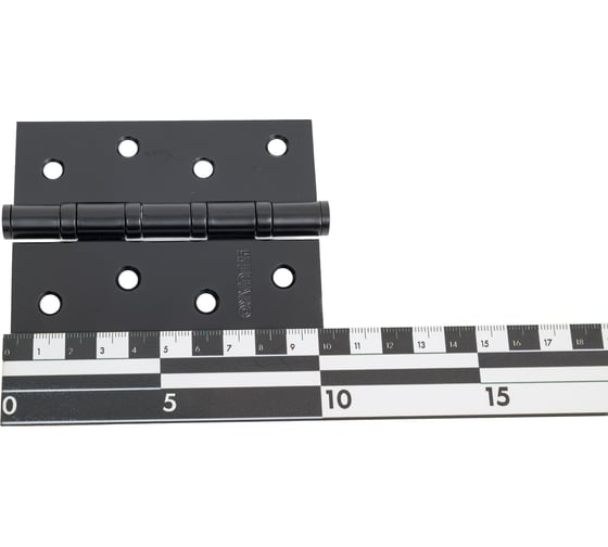 Универсальная петля FUARO IN4400U-BL BL (4BB/BL 100x75x2,5) черный матовый, блистер 39737