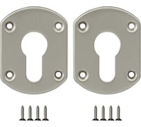 Накладка на цилиндр FUARO ESC.C+C/OV.set (ESC031) SN матовый никель (2 шт.) 28285