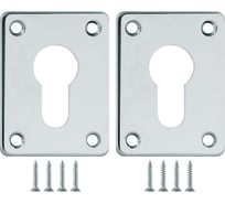 Накладка на цилиндр FUARO ESC.C+C/K.set (ESC083) CP хром (2 шт.) 27845