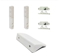 Набор для ремонта антимоскитной сетки KOMFORT москитные системы s42-1 ручка, 2 защелки, 2 петли пластиковые, белый НР0035