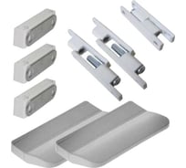 Набор для ремонта антимоскитной сетки KOMFORT москитные системы s32-2 3 защелки магнитные, 3 петли, 2 ручки, белый НР0032