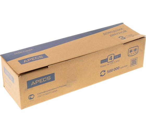 Дверной доводчик APECS DC-20.4/1050/100-A1-SL 21252