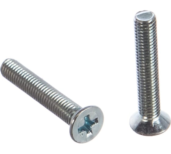 Винт Мир крепежа DIN 965, М5x40 мм, 4,8, цинк, 100 шт. Т0000008828 1