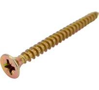 Саморез Мир крепежа DIN 7962, 6,0x70 мм, Pozi, желтый цинк, 250 шт. УТ000028039