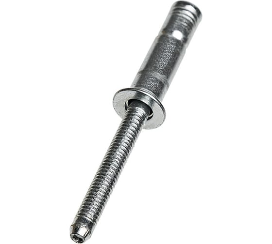 Тяговая заклепка ЦКИ Ст/Ст потайная, 6.4x16.5 мм, структурная M-Lock, под пакет 3.17-12.07 мм, 100 шт. 77431 1