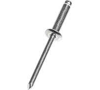 Тяговая заклепка ЦКИ Ст/Ст плоская, 4.0x16 мм, 500 шт. 77366