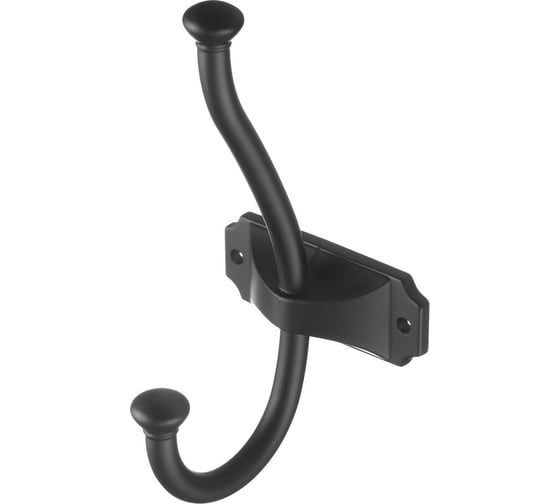 Мебельный крючок GTV CRAFT черный матовый, комплект 2 шт. WZ-CRAFT-20M-K 1