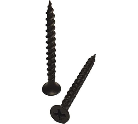 Саморез черный фосфатированный по дереву 3.5x45 мм, ph2, 1 кг GSMETZ 1003545-1