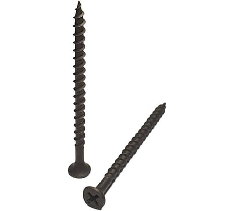 Саморез черный фосфатированный по дереву 3.8x64 мм, ph2, 1 кг GSMETZ 1003864-1