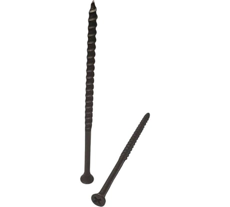 Саморез черный фосфатированный по дереву 4.8x100 мм, ph2, 1 кг GSMETZ 10048100-1