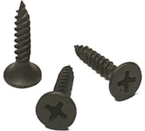 Черный саморез по металлу, дереву, гкл GSMETZ 3.5x19 мм, усиленный, фосфатированный, 1 кг, 833 шт., ph2 1013519-1